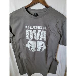 Clock DVA   band   t shirt size  large asphalt gray